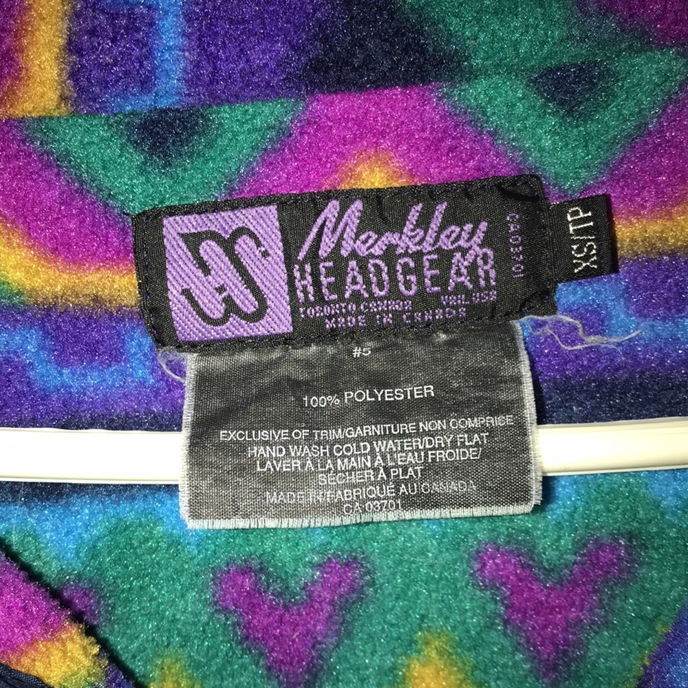 Vintage Merkley Headgear fleece sweater - Picture 2 of 14